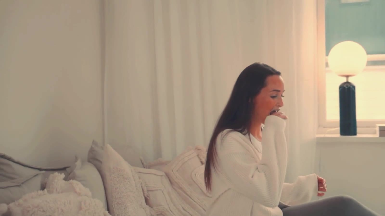 Eine Bleaching-Routine am Abend zu Hause