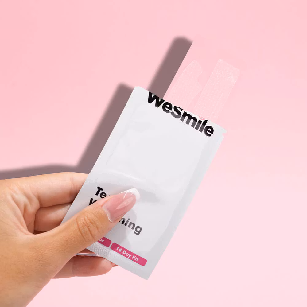 Ein geöffnetes Strips-Sachet